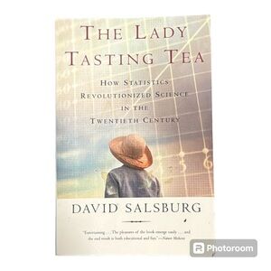 4/$20 | Softcover Book | The Lady Tasting Tea • David Salsburg